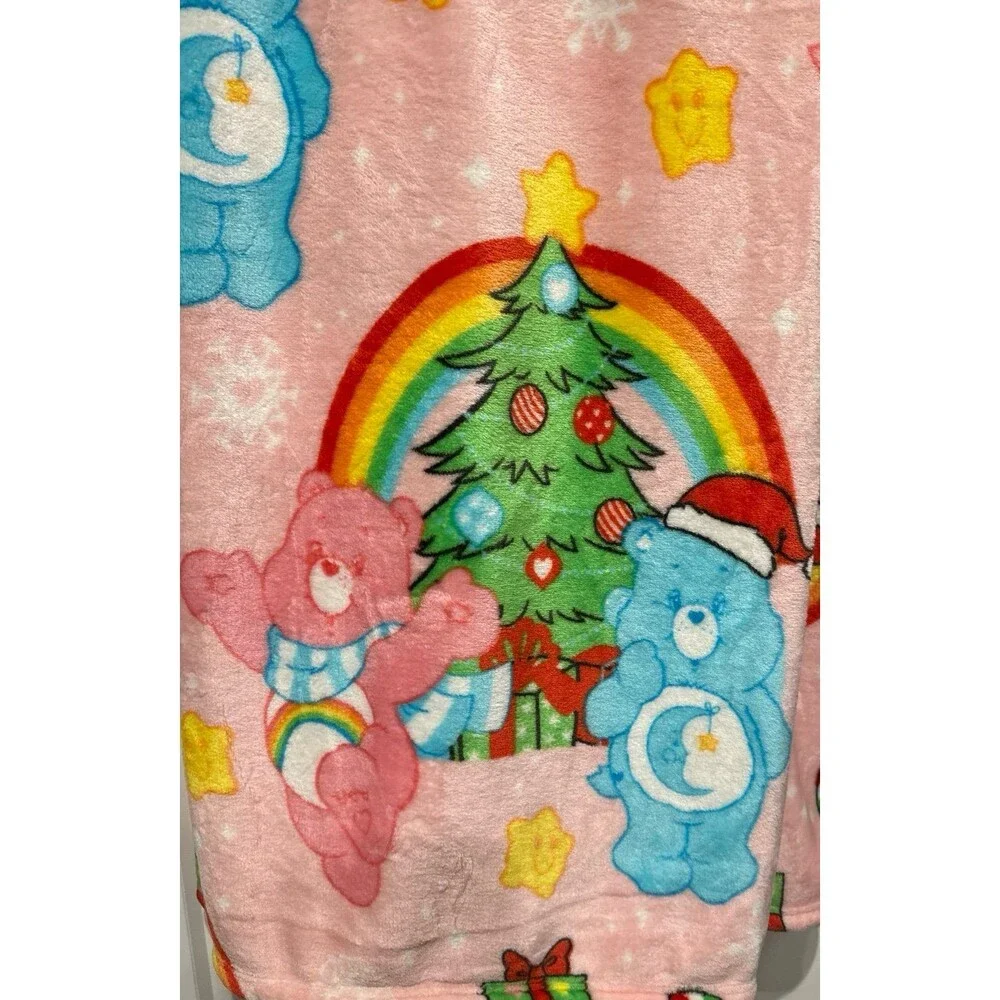 Care Bears Twin Size Christmas Blanket